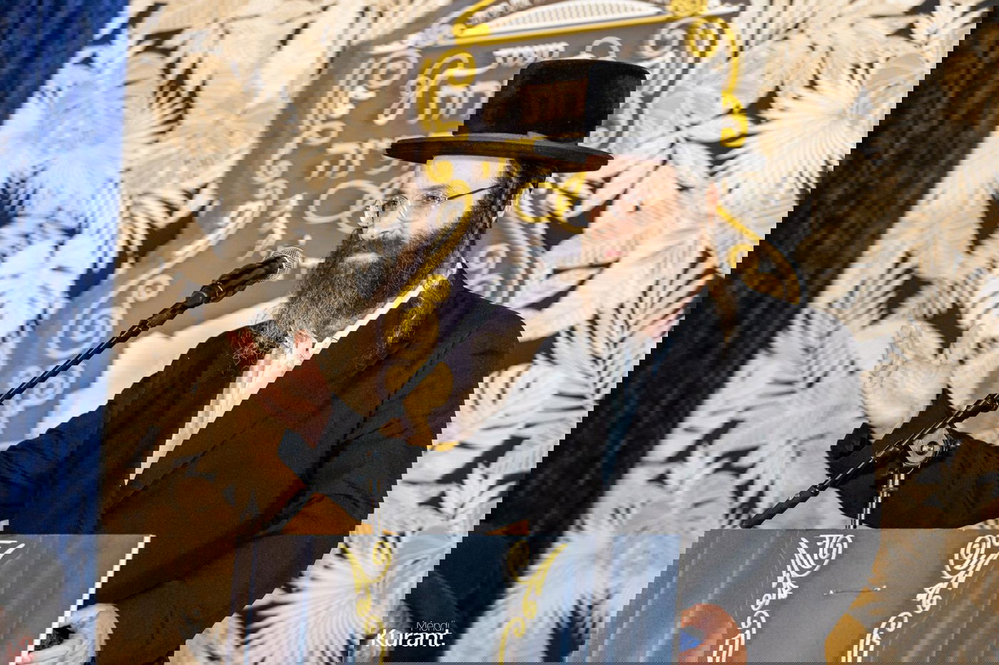 הנחת אבן הפינה בבעלזא קריית גת