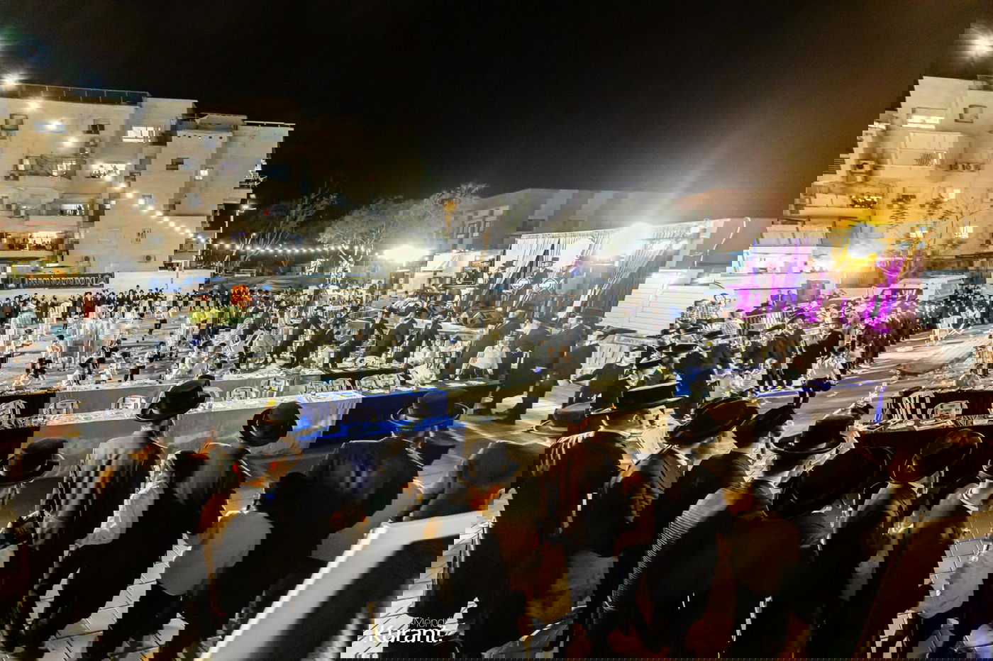 הנחת אבן הפינה בבעלזא קריית גת