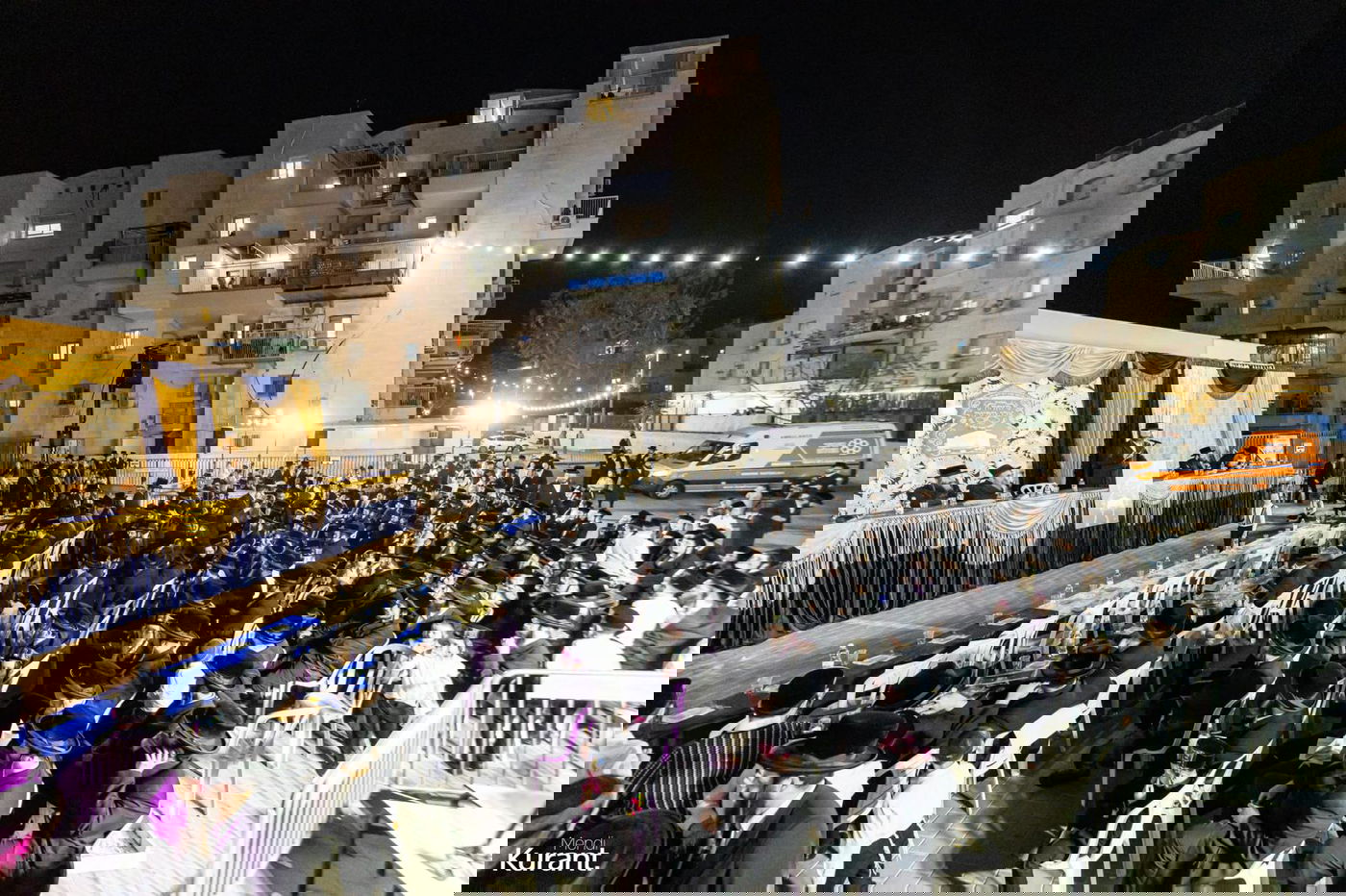 הנחת אבן הפינה בבעלזא קריית גת