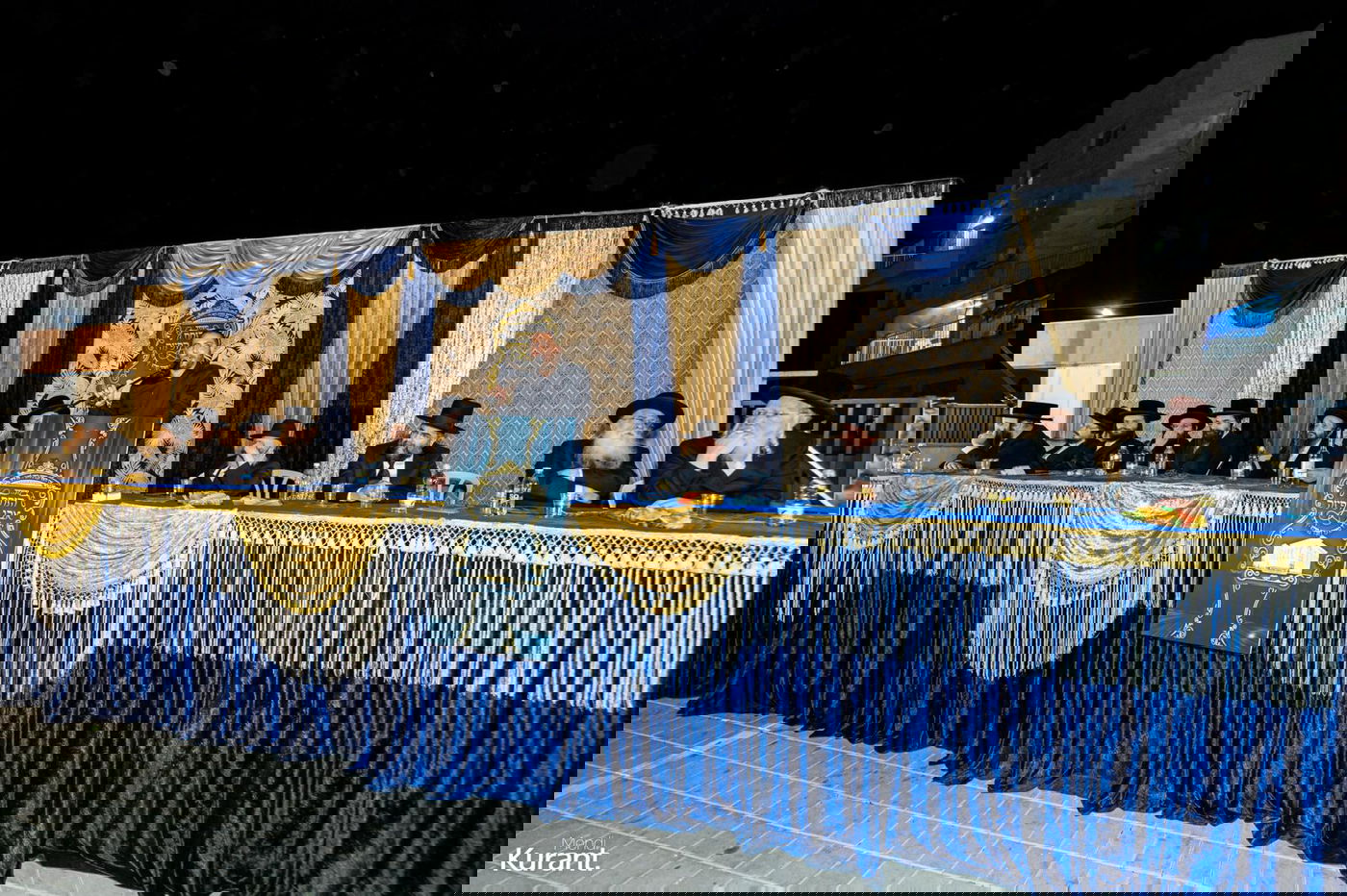 הנחת אבן הפינה בבעלזא קריית גת