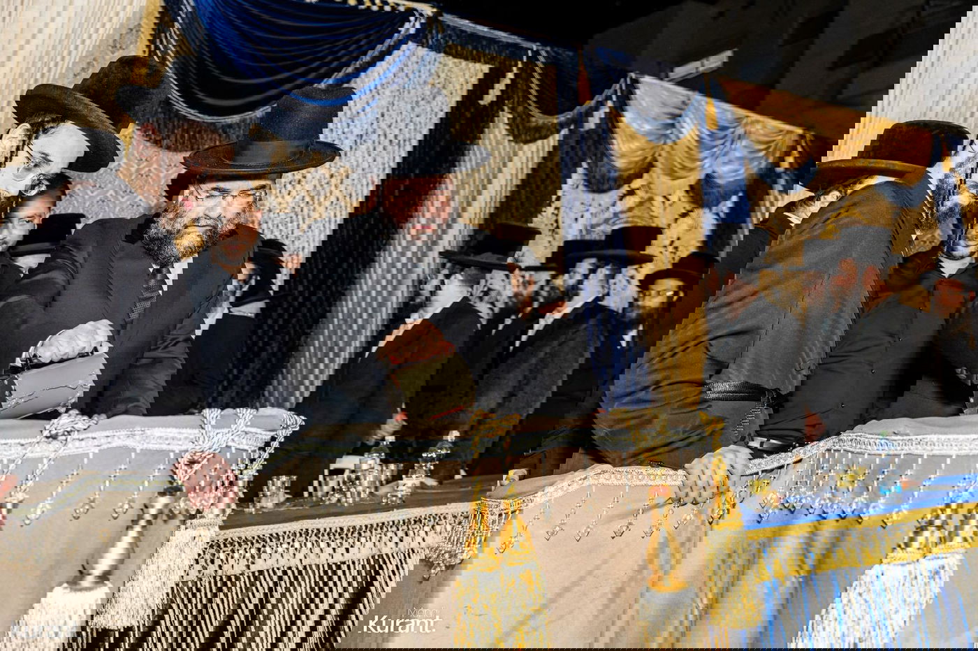 הנחת אבן הפינה בבעלזא קריית גת