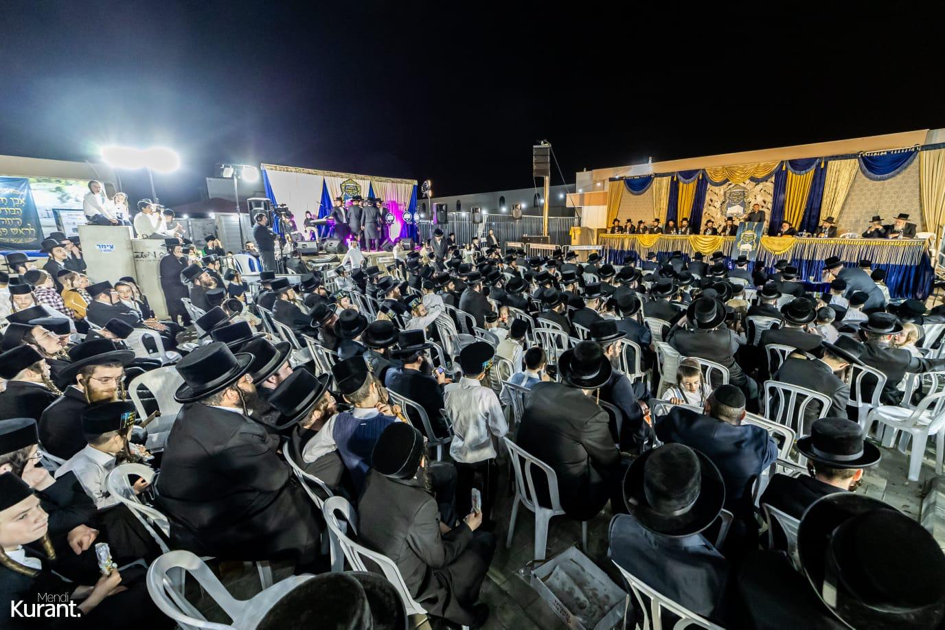 הנחת אבן הפינה בבעלזא קריית גת