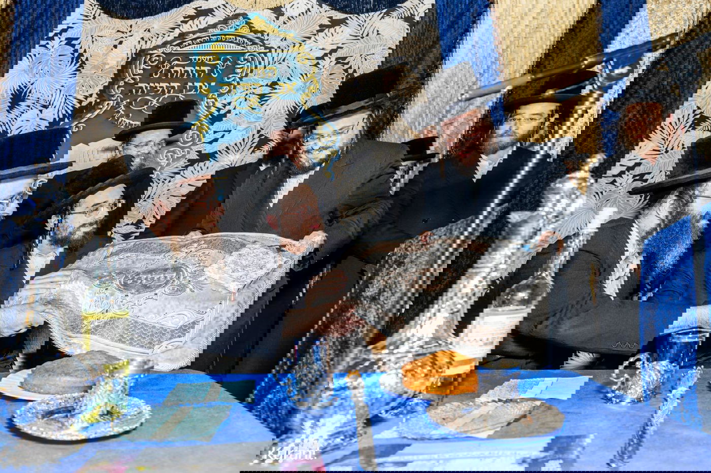 הנחת אבן הפינה בבעלזא קריית גת