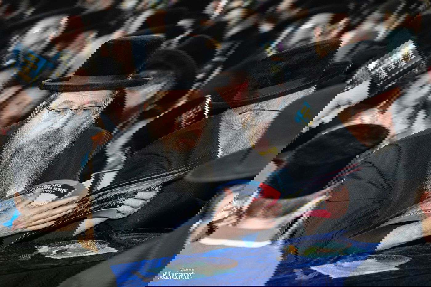 הנחת אבן הפינה בבעלזא קריית גת