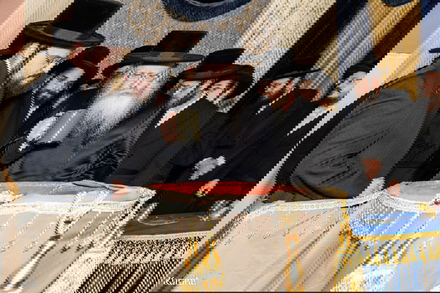 הנחת אבן הפינה בבעלזא קריית גת