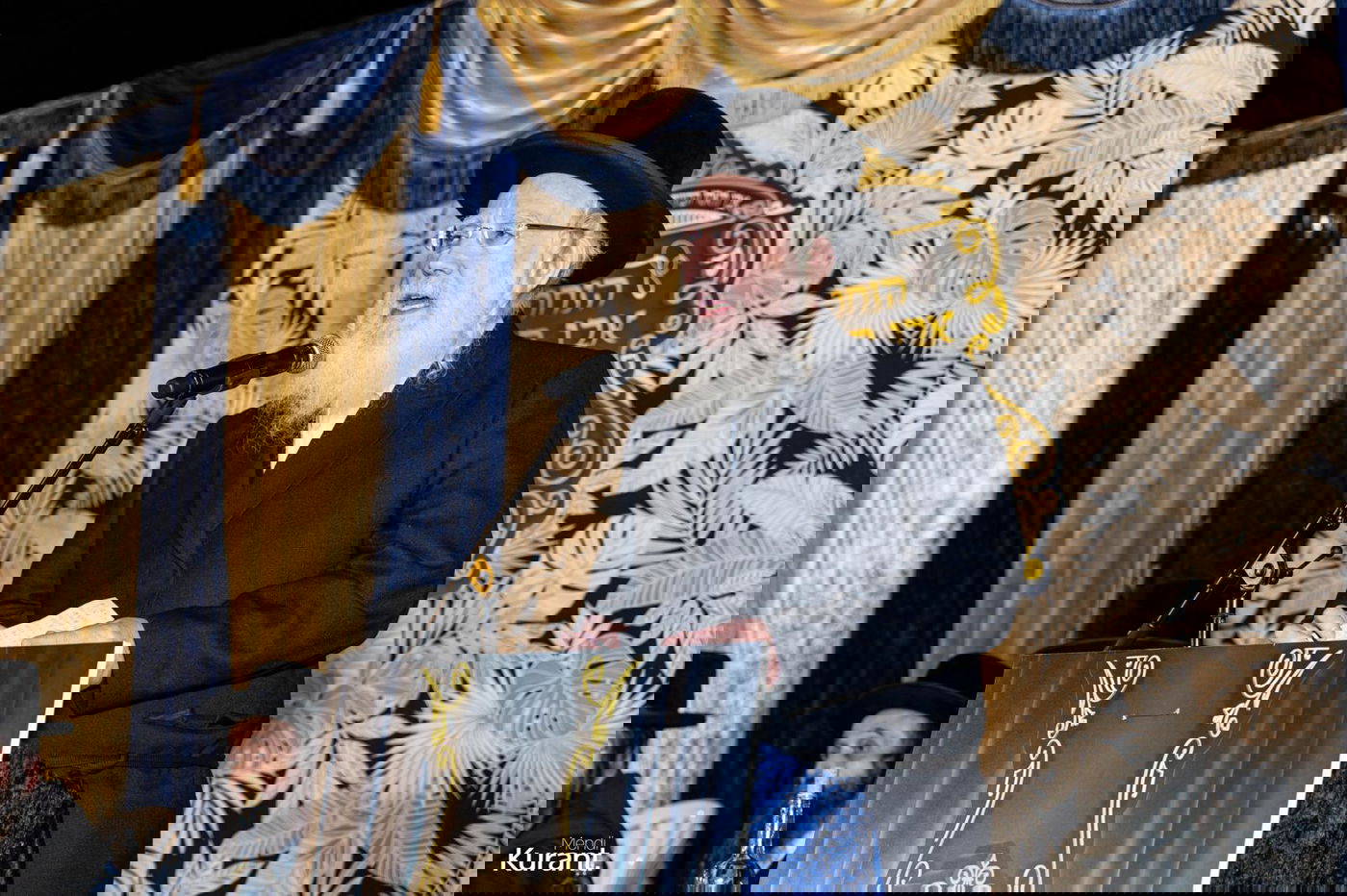 הנחת אבן הפינה בבעלזא קריית גת