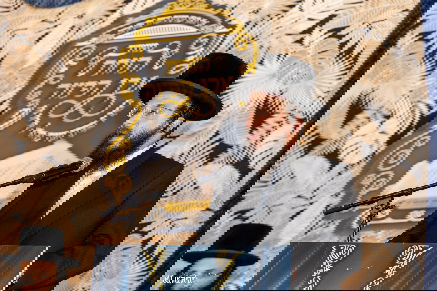 הנחת אבן הפינה בבעלזא קריית גת