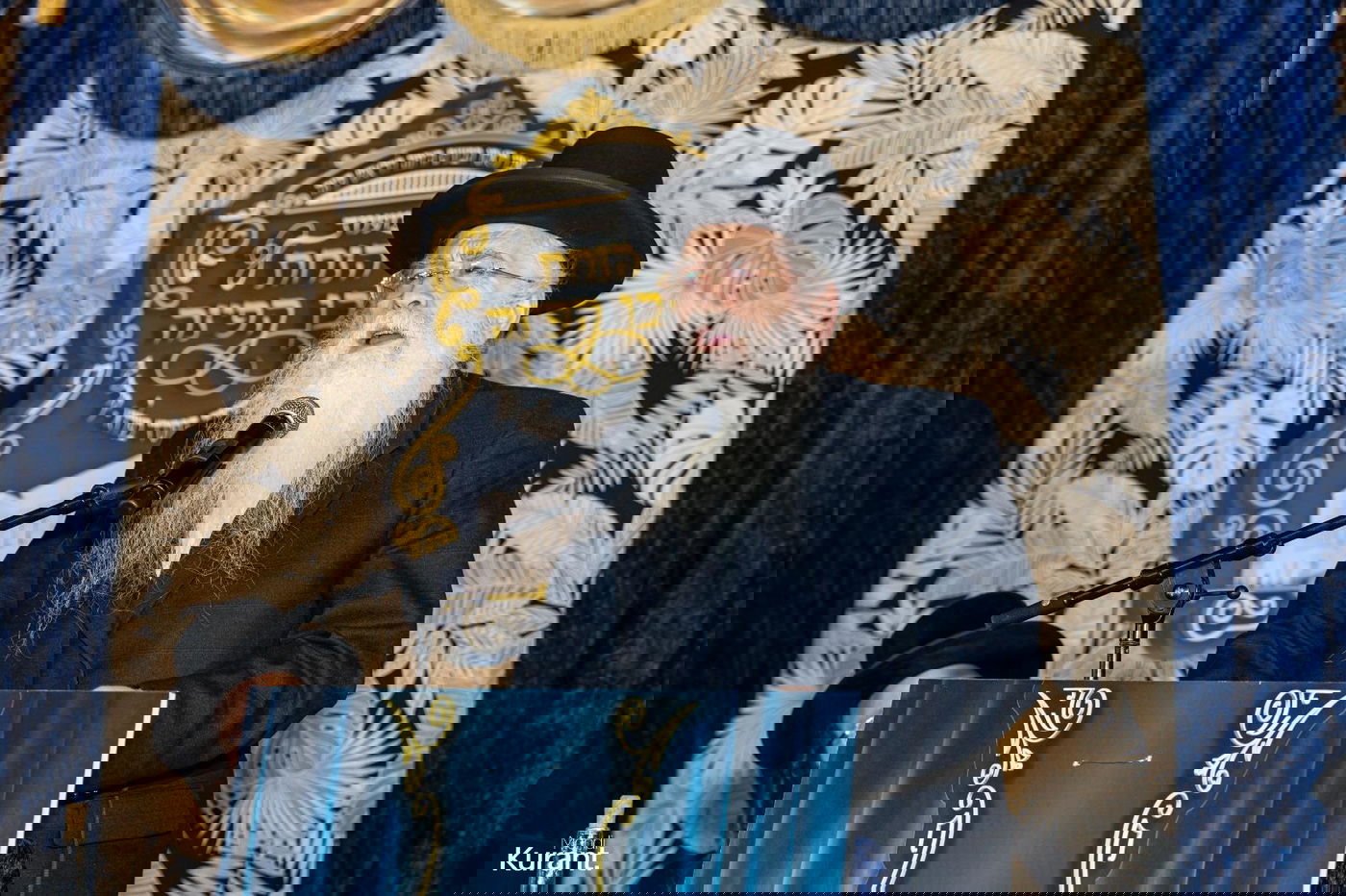 הנחת אבן הפינה בבעלזא קריית גת