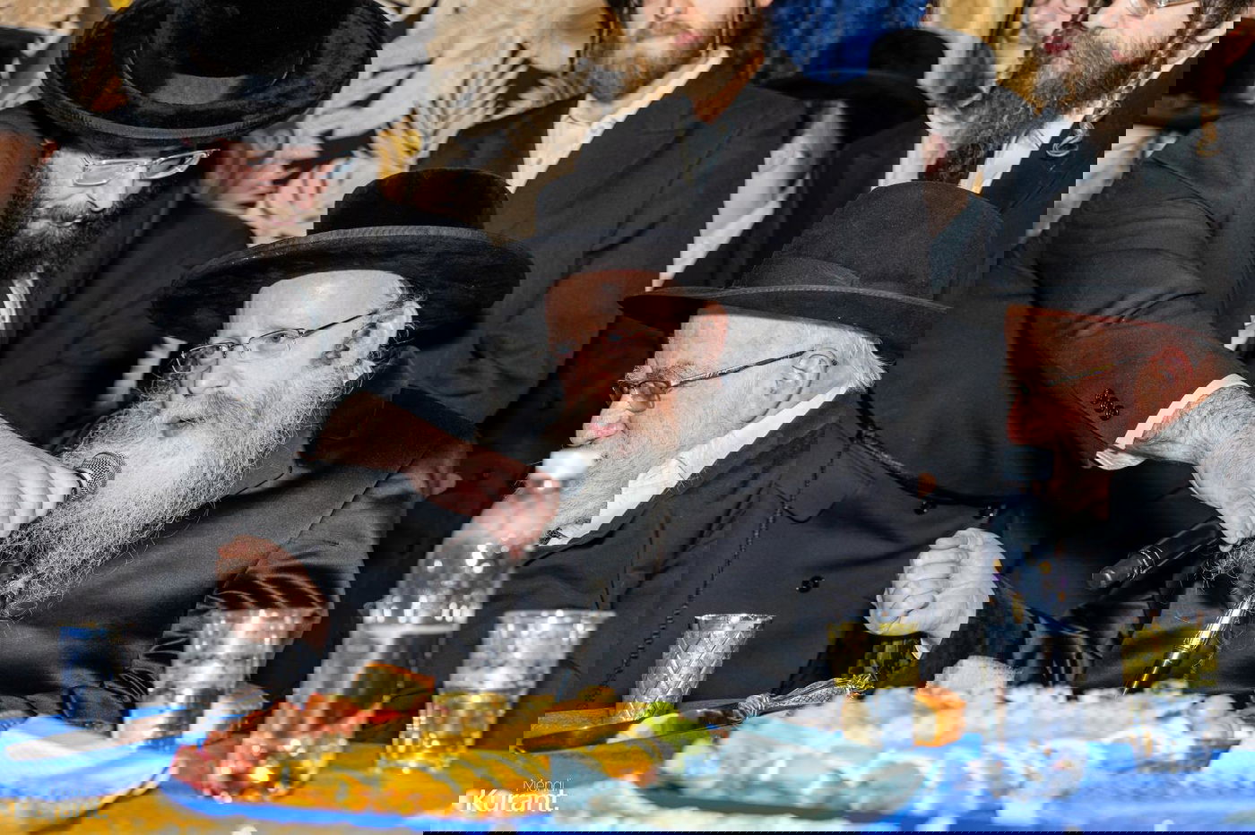 הנחת אבן הפינה בבעלזא קריית גת