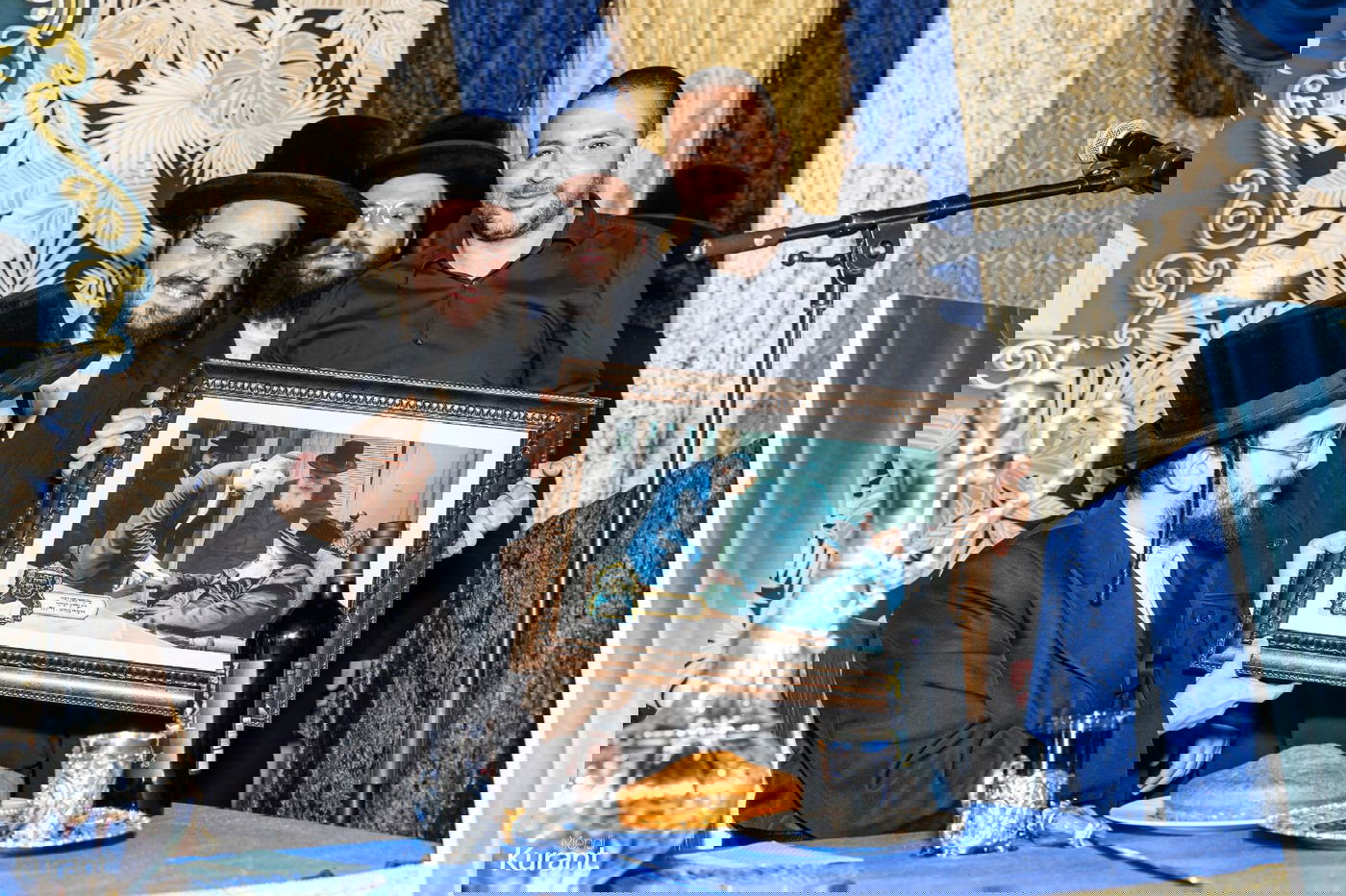 הנחת אבן הפינה בבעלזא קריית גת