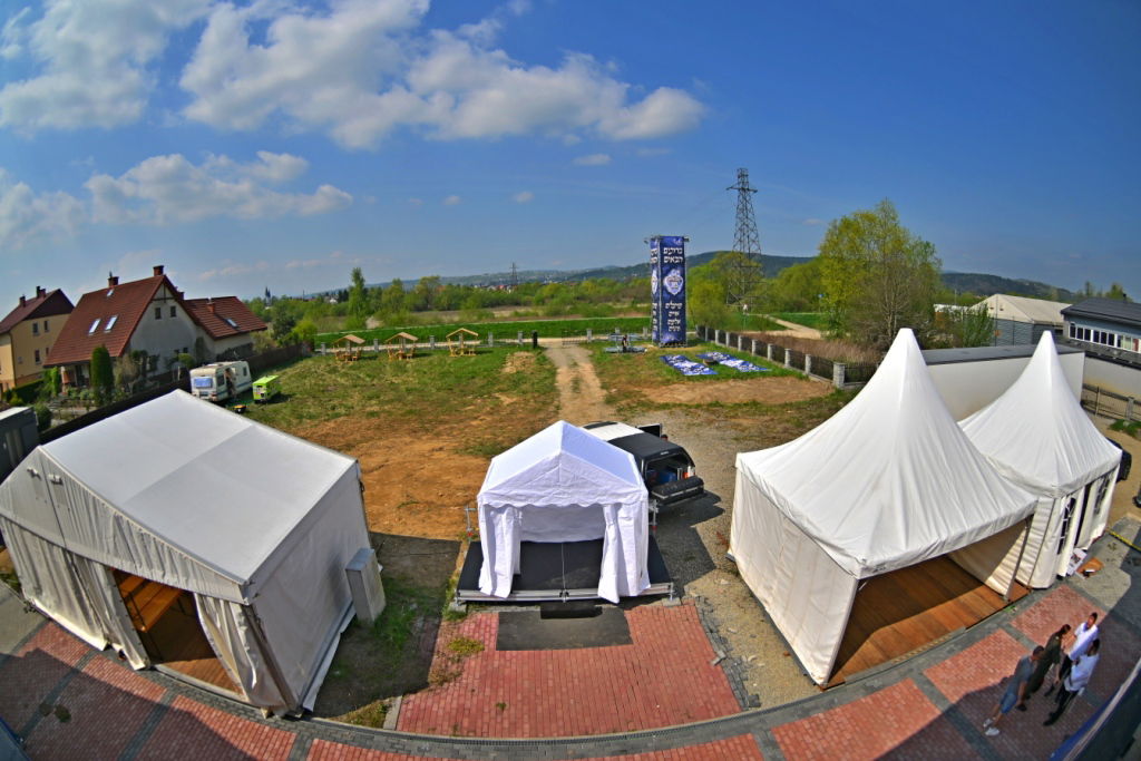 מראות ההכנות להילולא קדישא בצאנז