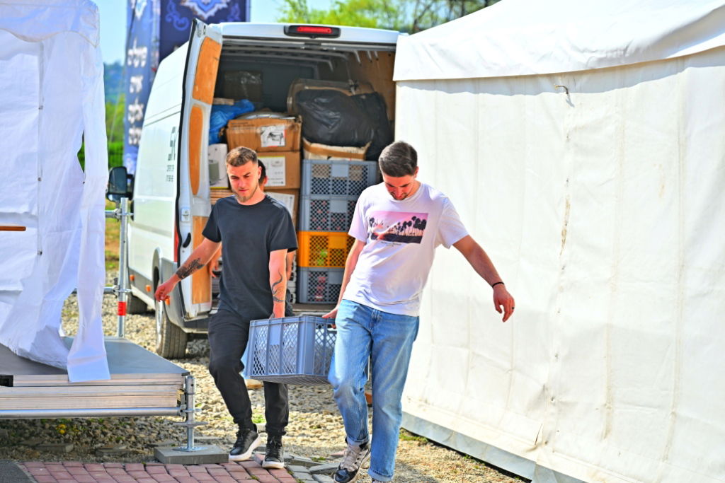 מראות ההכנות להילולא קדישא בצאנז