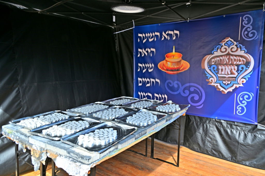 מראות ההכנות להילולא קדישא בצאנז