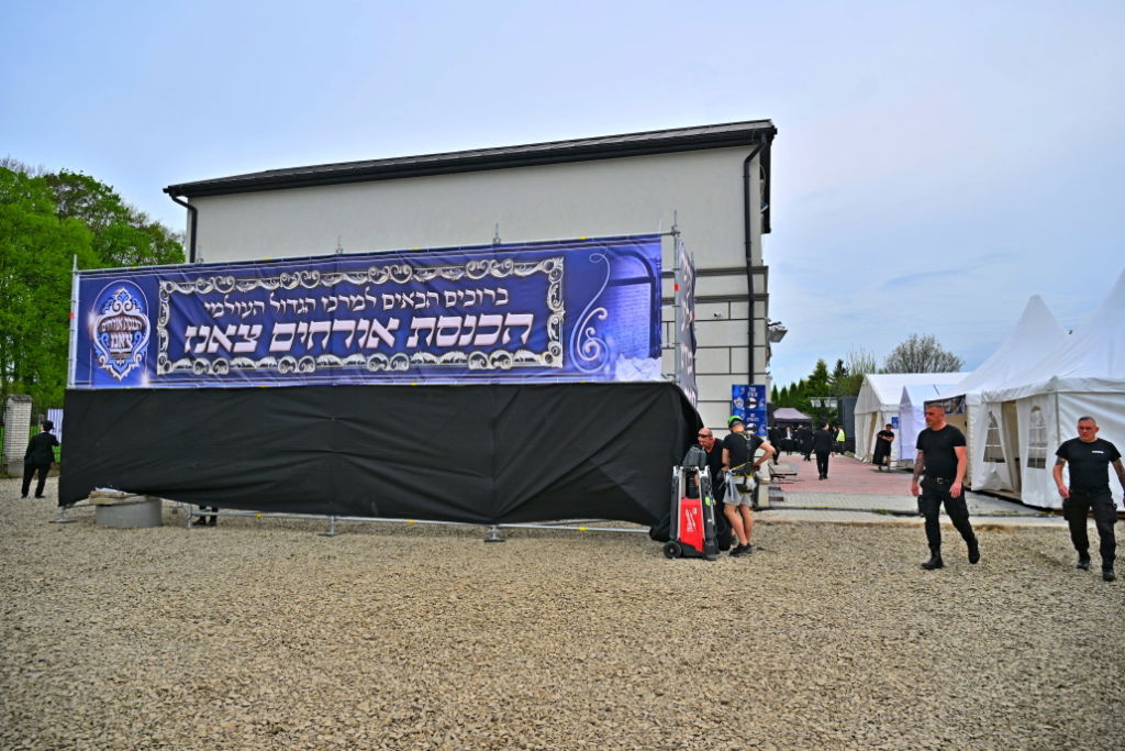 מראות ההכנות להילולא קדישא בצאנז