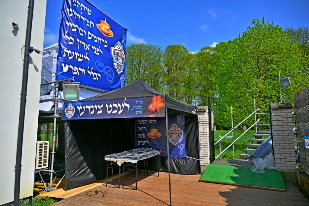 מראות ההכנות להילולא קדישא בצאנז