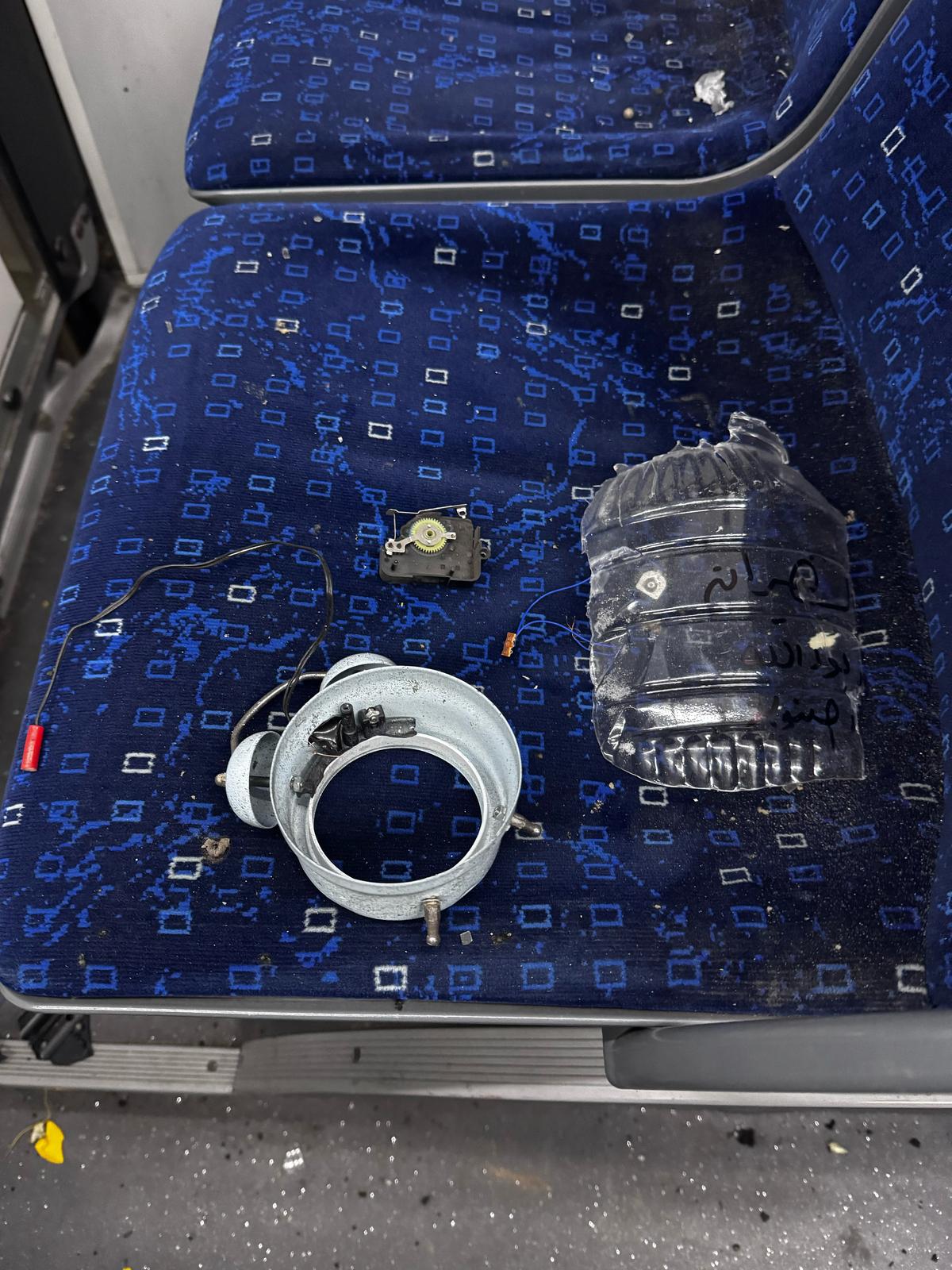 המטענים שהוכנו לפיגוע