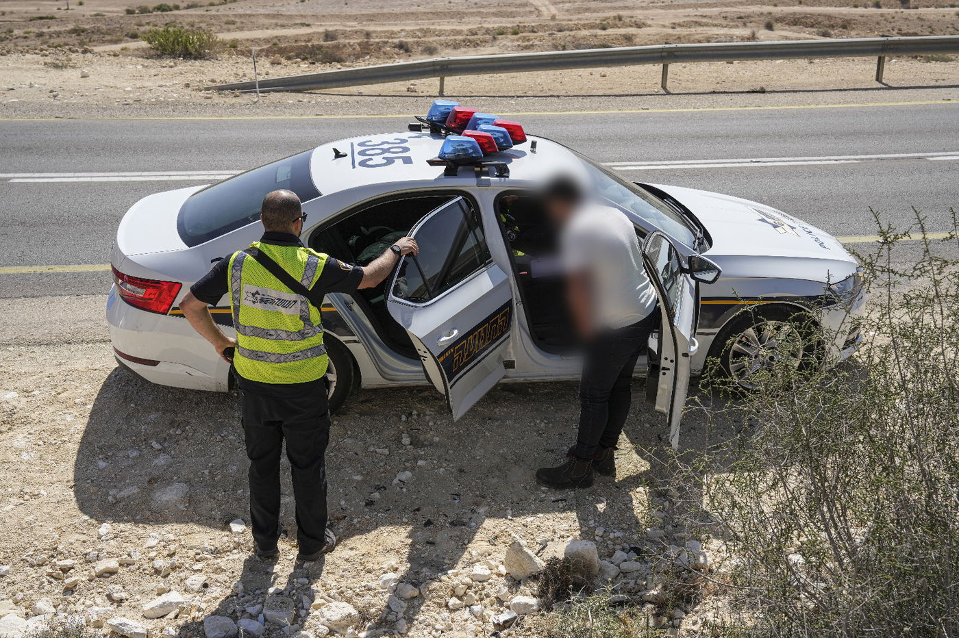 פעילות המשטרה בכביש 40