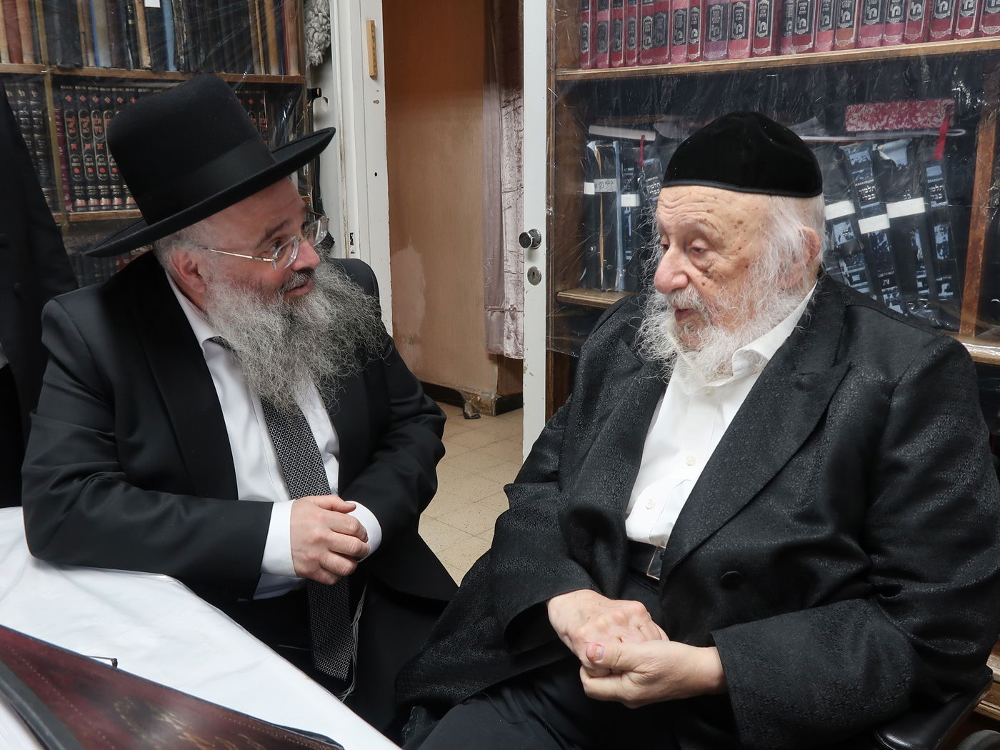 העלייה למעונו של ראש הישיבה הגרב"ד פוברסקי