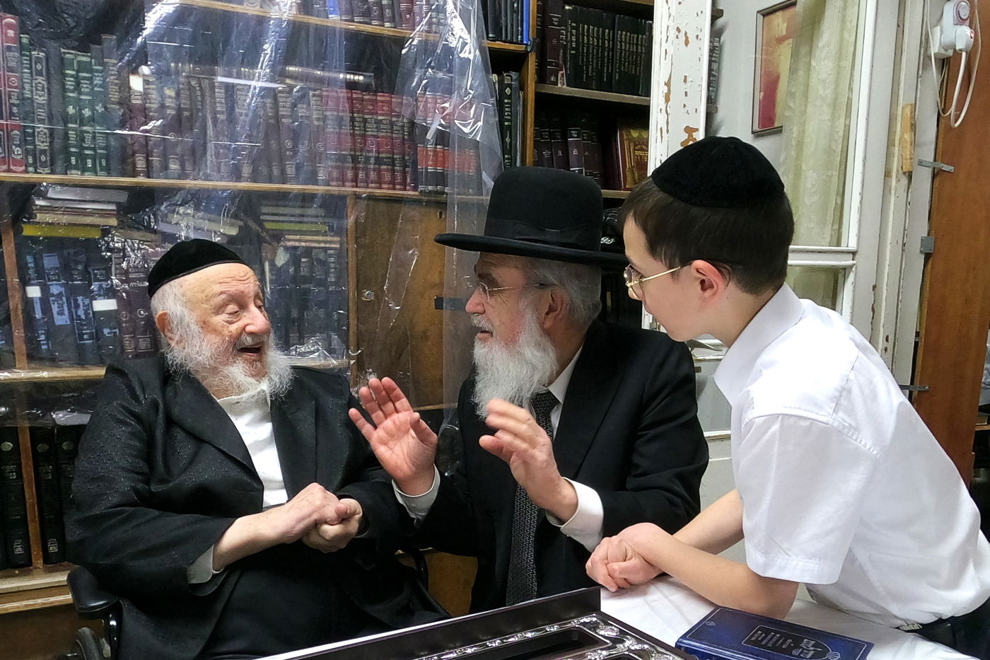 העלייה למעונו של ראש הישיבה הגרב"ד פוברסקי