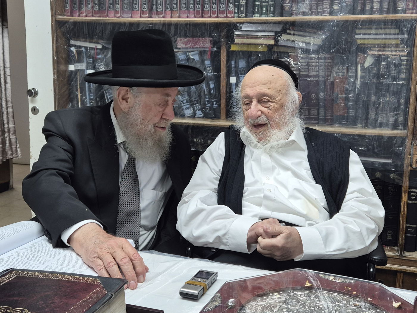 העלייה למעונו של ראש הישיבה הגרב"ד פוברסקי