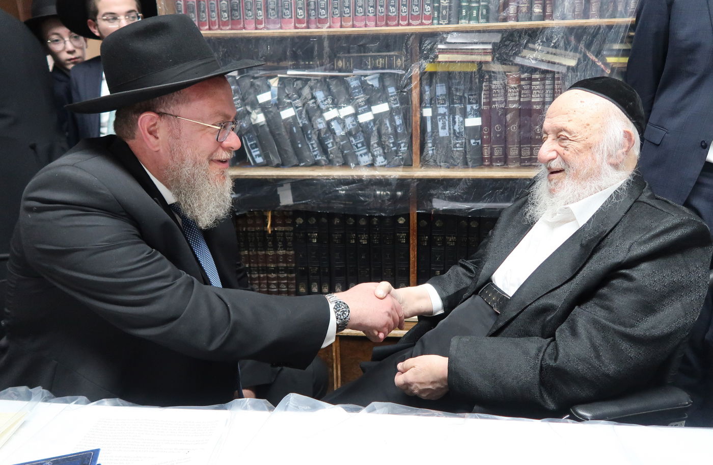 העלייה למעונו של ראש הישיבה הגרב"ד פוברסקי