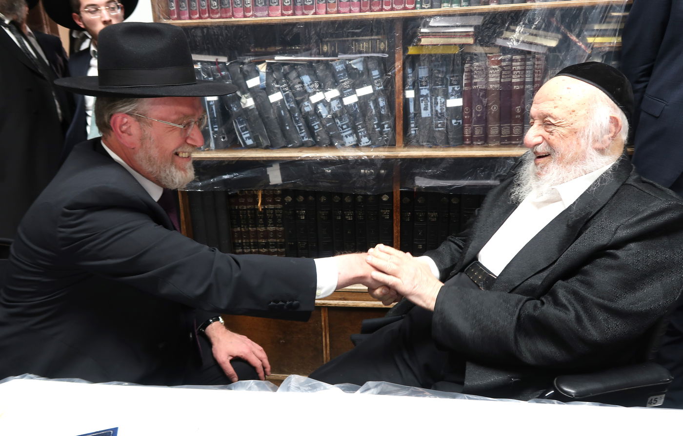 העלייה למעונו של ראש הישיבה הגרב"ד פוברסקי