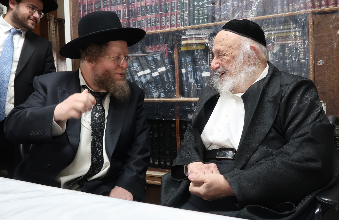 העלייה למעונו של ראש הישיבה הגרב"ד פוברסקי