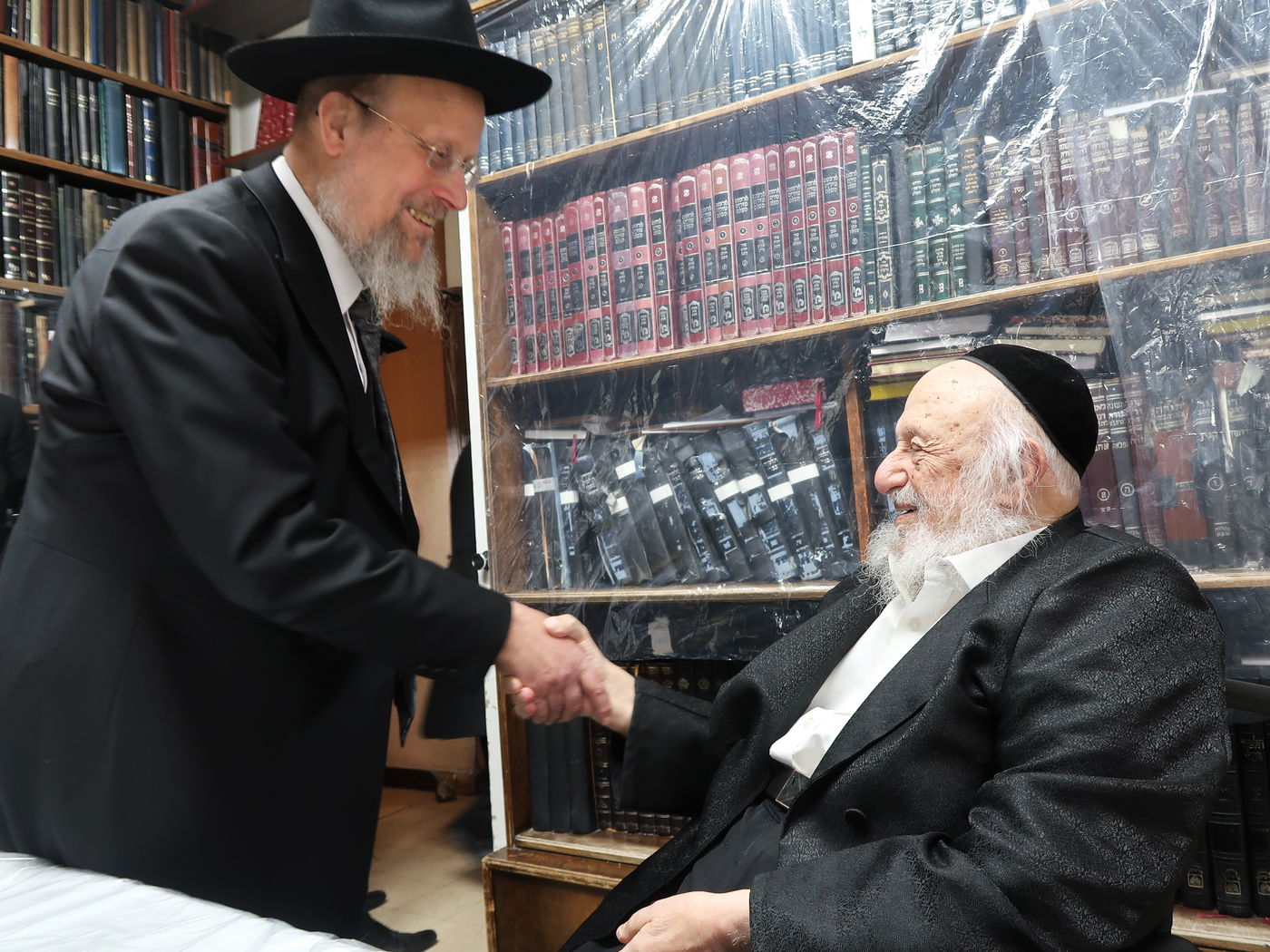 העלייה למעונו של ראש הישיבה הגרב"ד פוברסקי