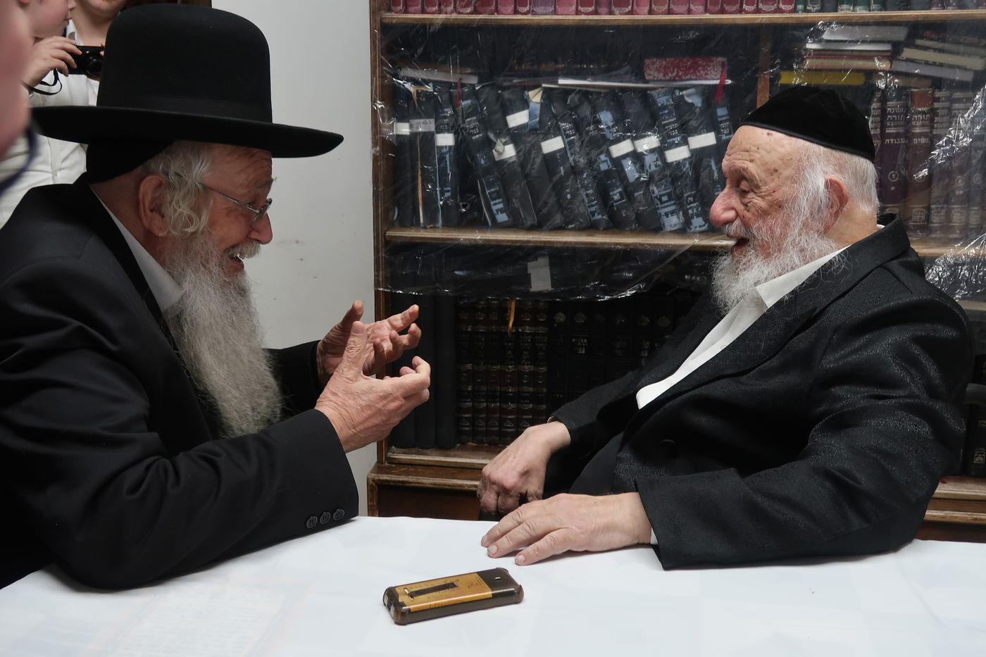 העלייה למעונו של ראש הישיבה הגרב"ד פוברסקי