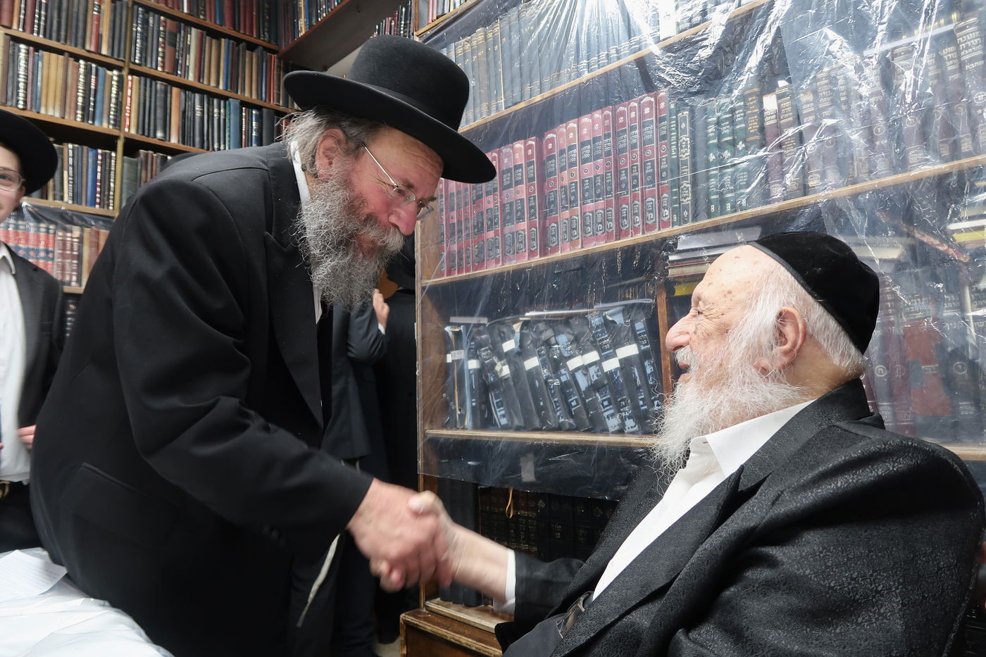 העלייה למעונו של ראש הישיבה הגרב"ד פוברסקי