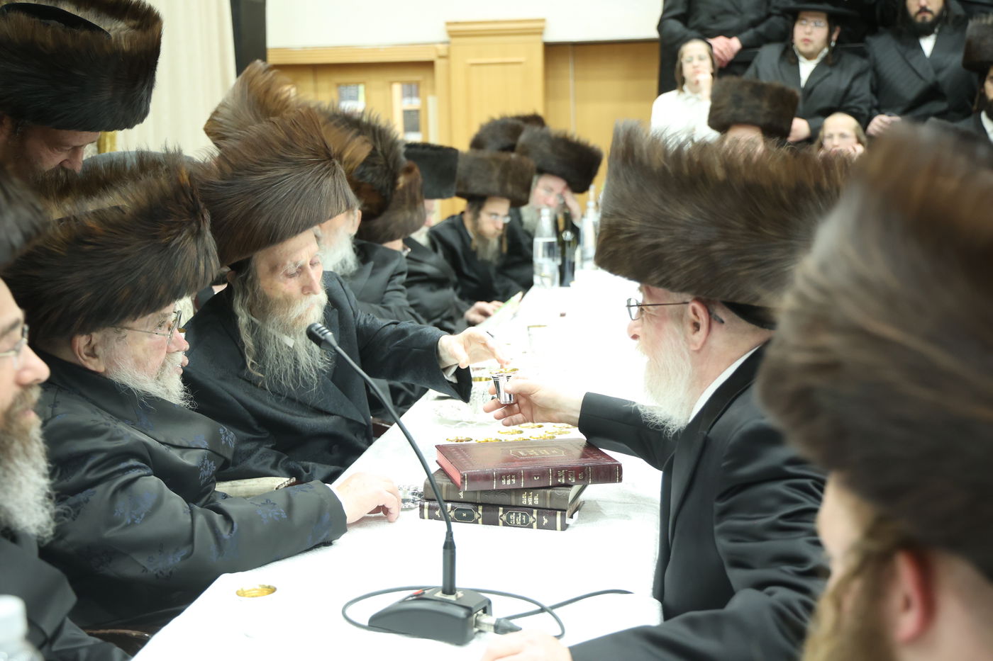 האדמו"ר מערלוי בטיש חוה"מ פסח