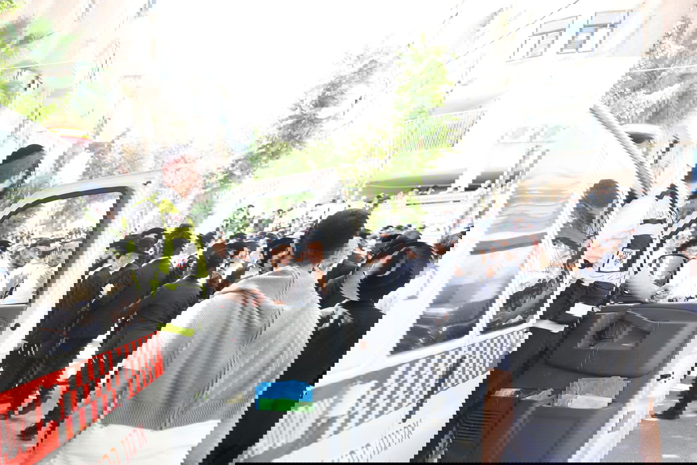 צוות מד"א בהלווית הרב מאזוז זצ"ל