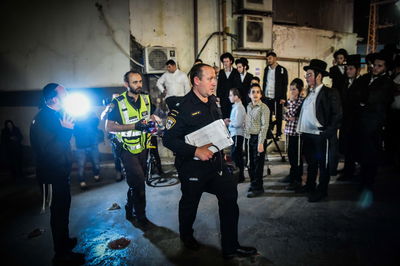 כוחות משטרה בבני ברק. ארכיון.