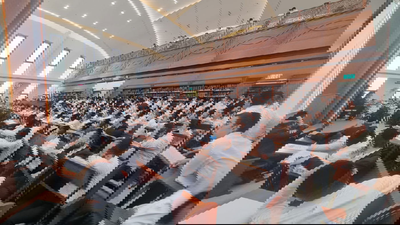 מעמד הקבלת פני רבו במודיעין עילית