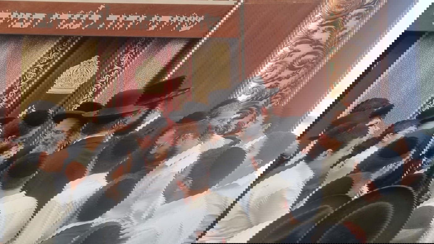 מעמד הקבלת פני רבו במודיעין עילית