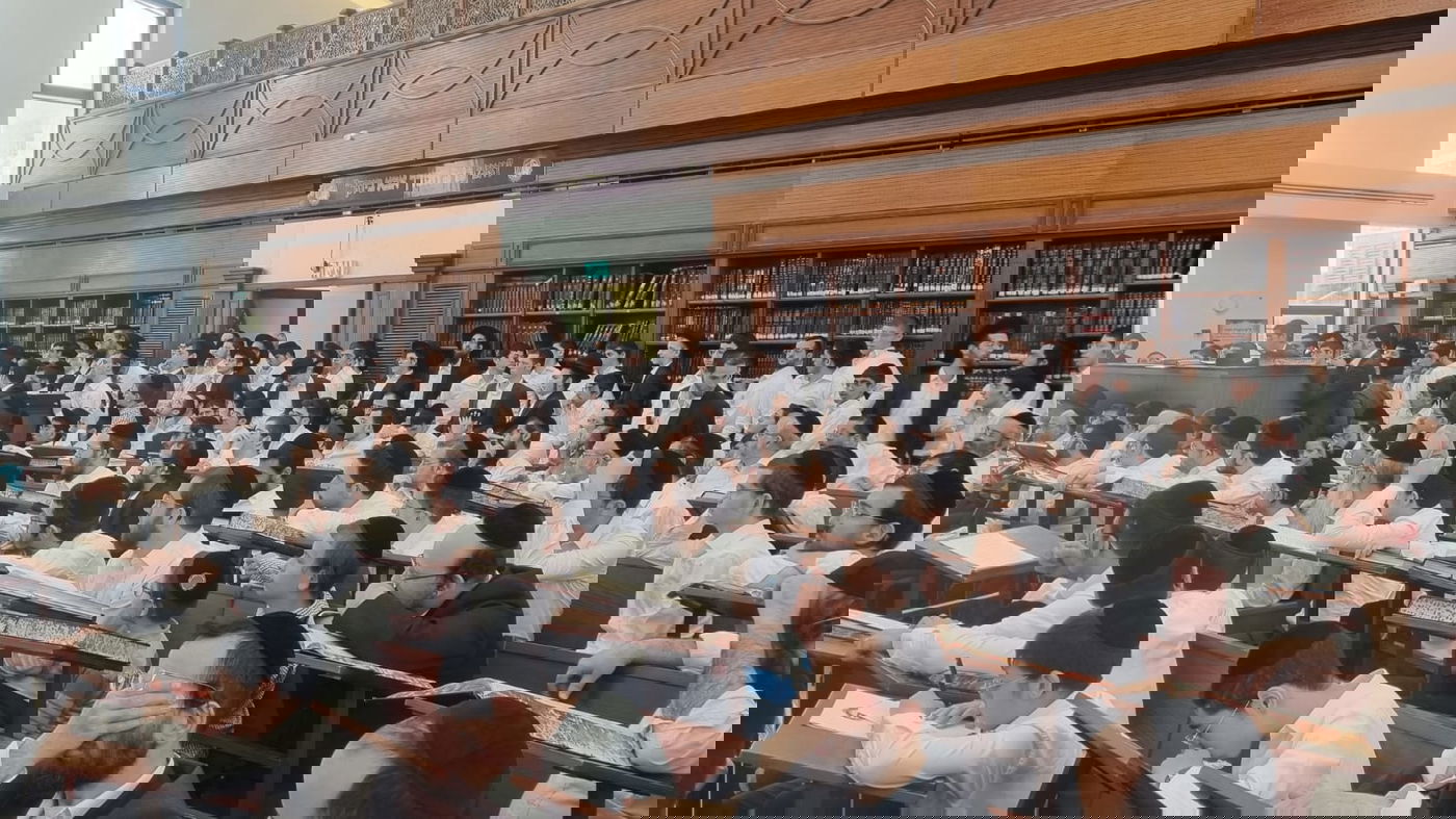 מעמד הקבלת פני רבו במודיעין עילית