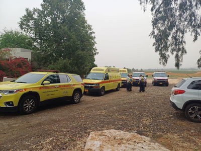 זירת תאונה (להמחשה)