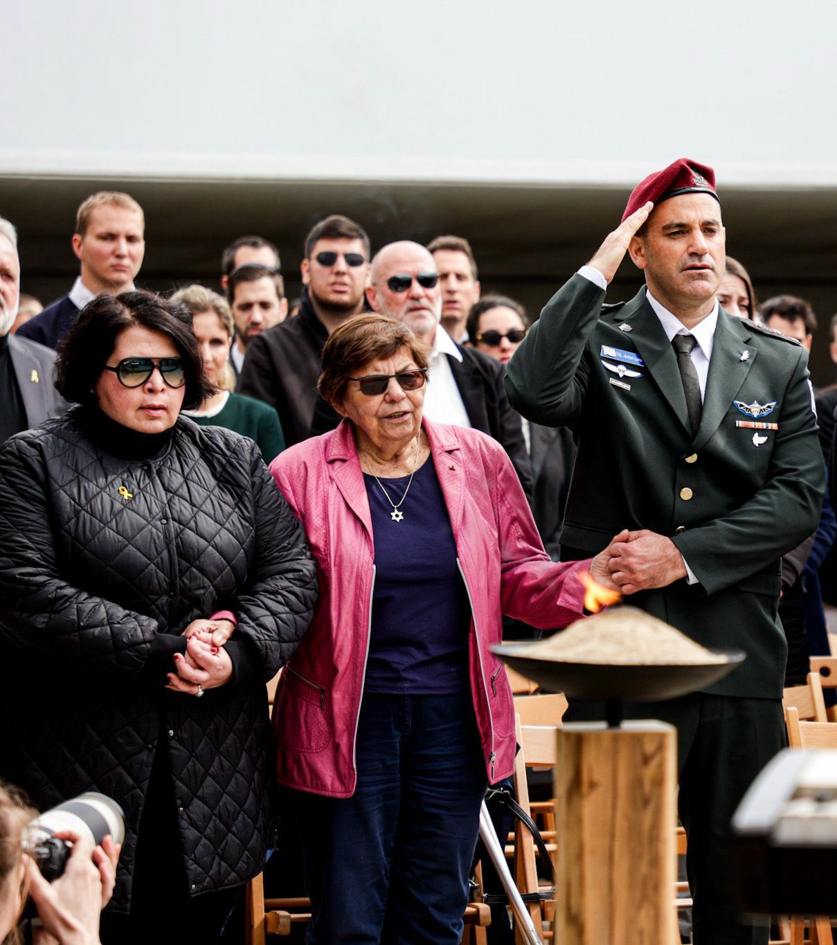 הטקס במחנה זכסנהאוזן