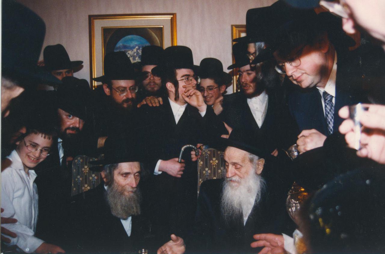 רבינו עם הרב אהרן יהודה לייב שטיינמן זצ"ל