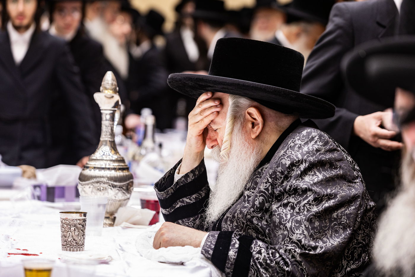 האדמו"ר מבאבוב, בהילולא קדישא של הרה"ק מצאנז זי"ע