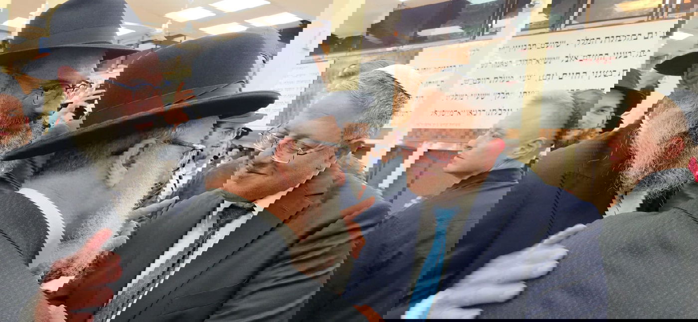 השר איתמר בן גביר במרכז חב"ד העולמי