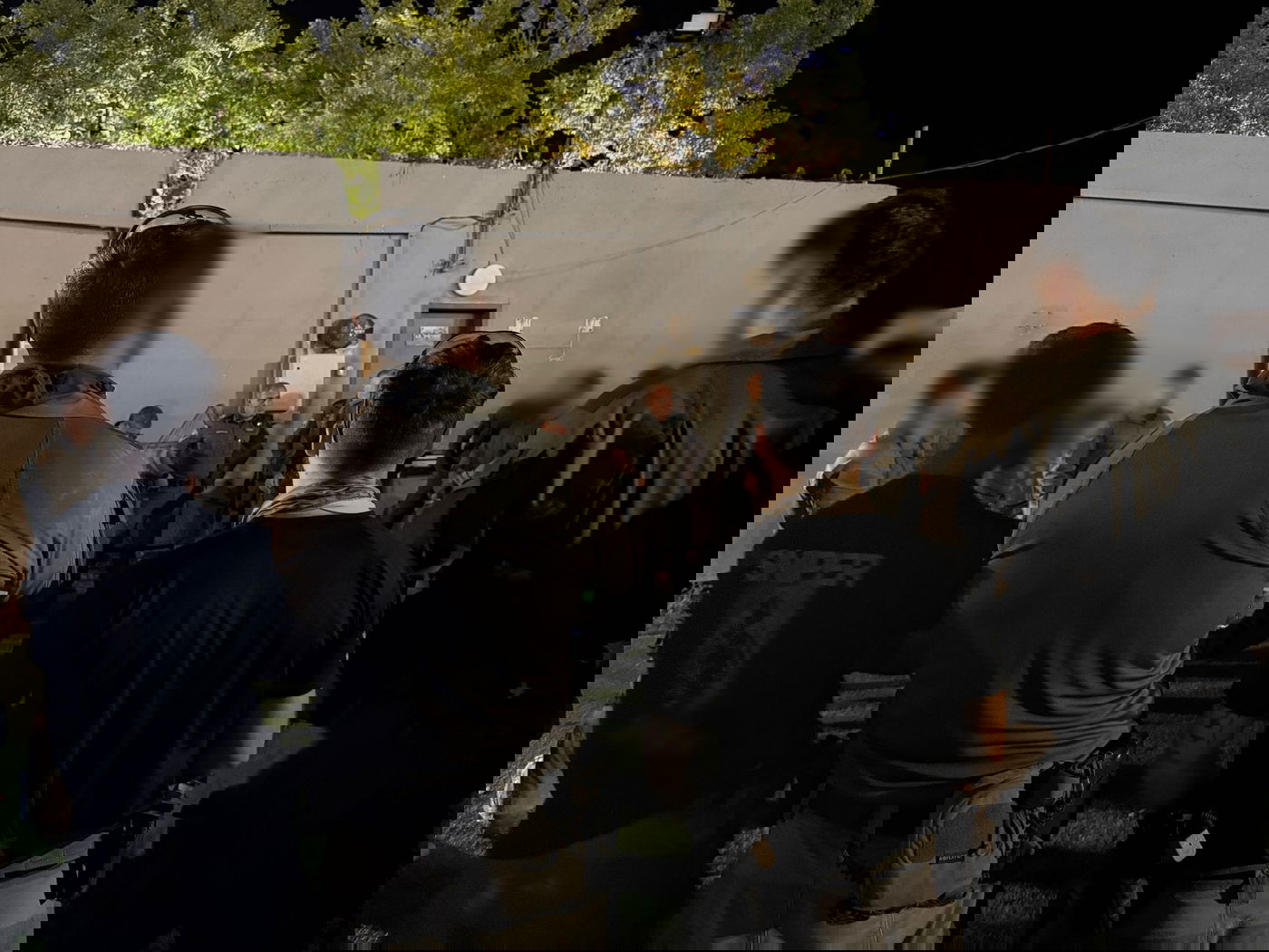 מפקד מג"ב עם הלוחמים