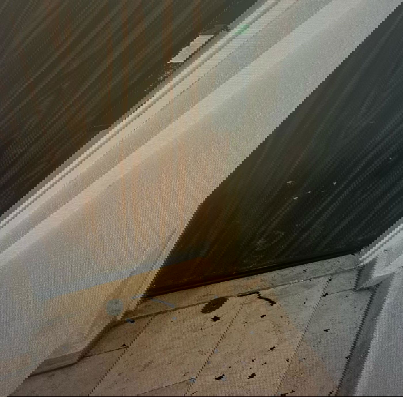 הנזק שגרם לדלת