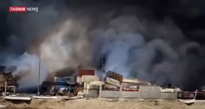 הכאוס נמשך: מספר מכולות התפוצצו בשעה האחרונה בנמל באיראן - והאש שוב מתפשטת 