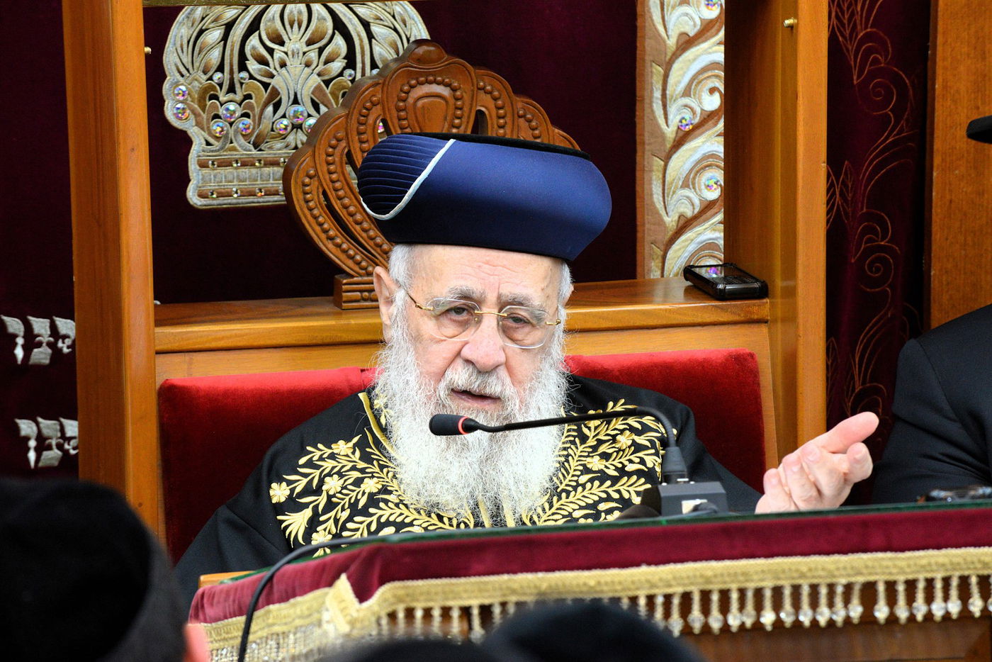 הראשל"צ הגאון רבי יצחק יוסף בשיעור בחיפה