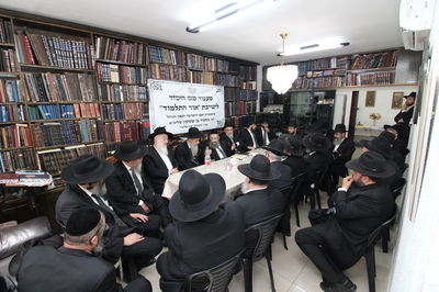 הגר"מ בן שמעון בפתיחת שיעור א' בישיבת 'אור התלמוד' 