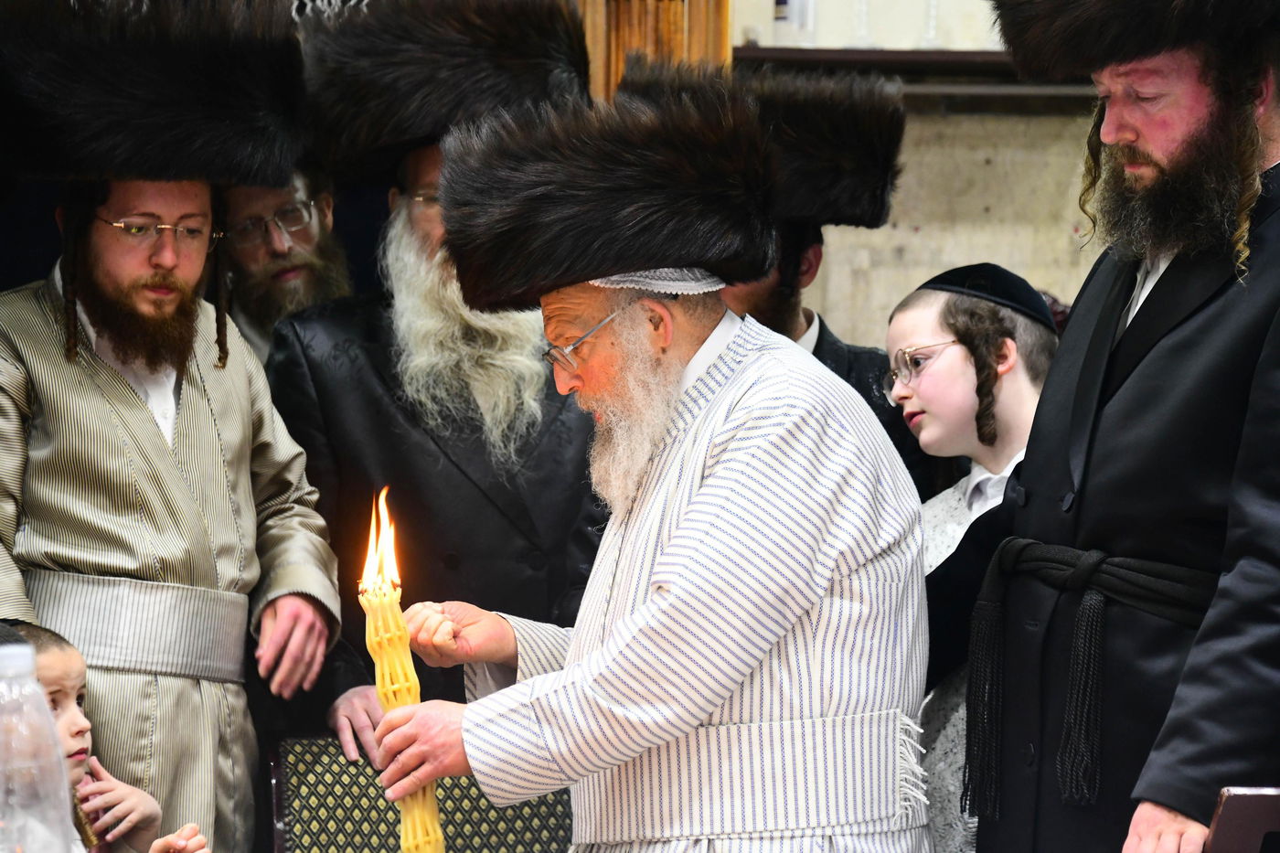 האדמו"ר מפינסק קרלין שבת בב"ב