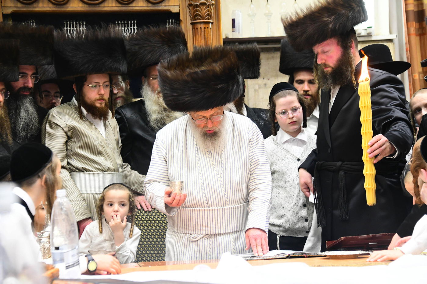 האדמו"ר מפינסק קרלין שבת בב"ב