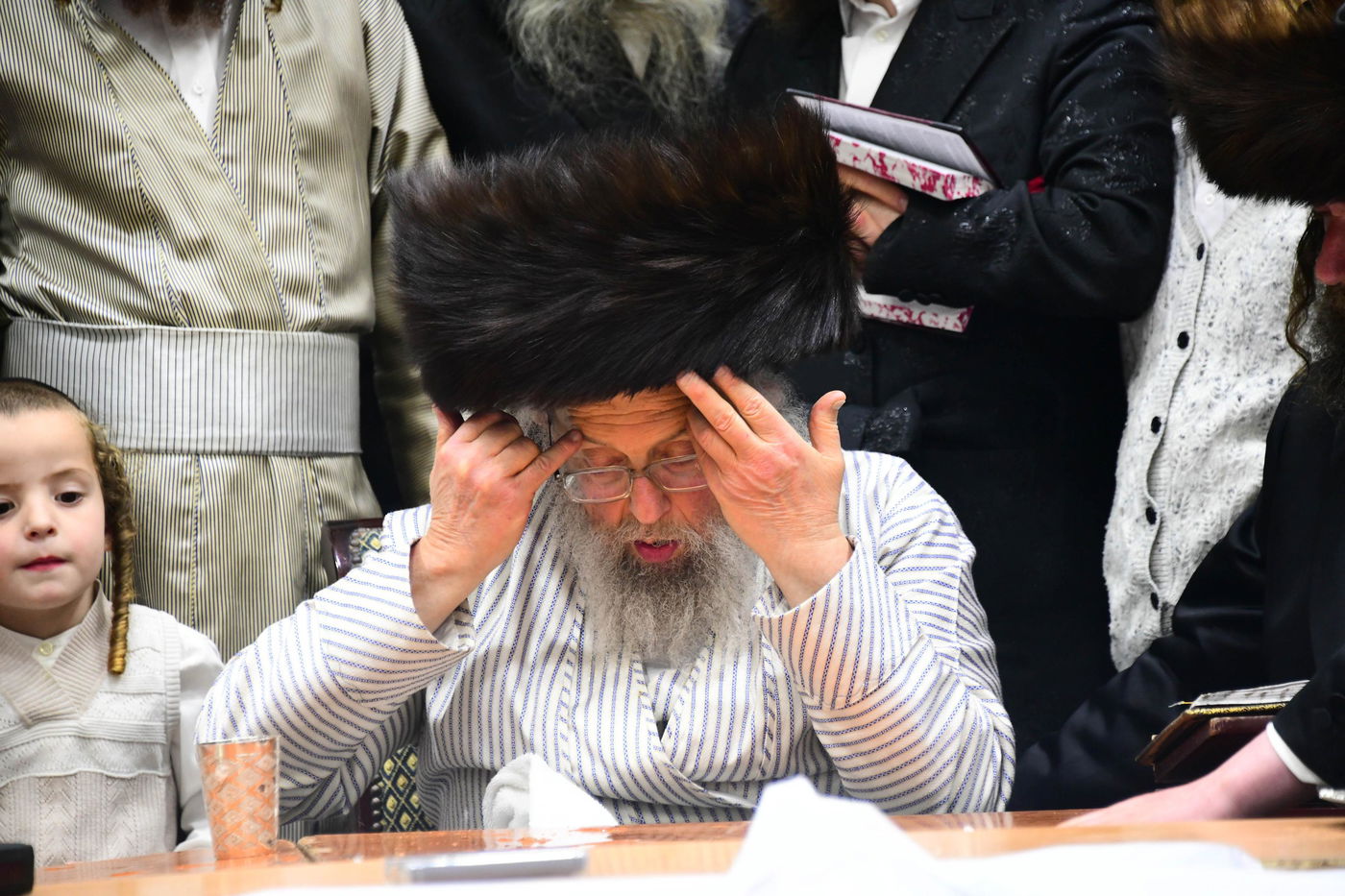 האדמו"ר מפינסק קרלין שבת בב"ב