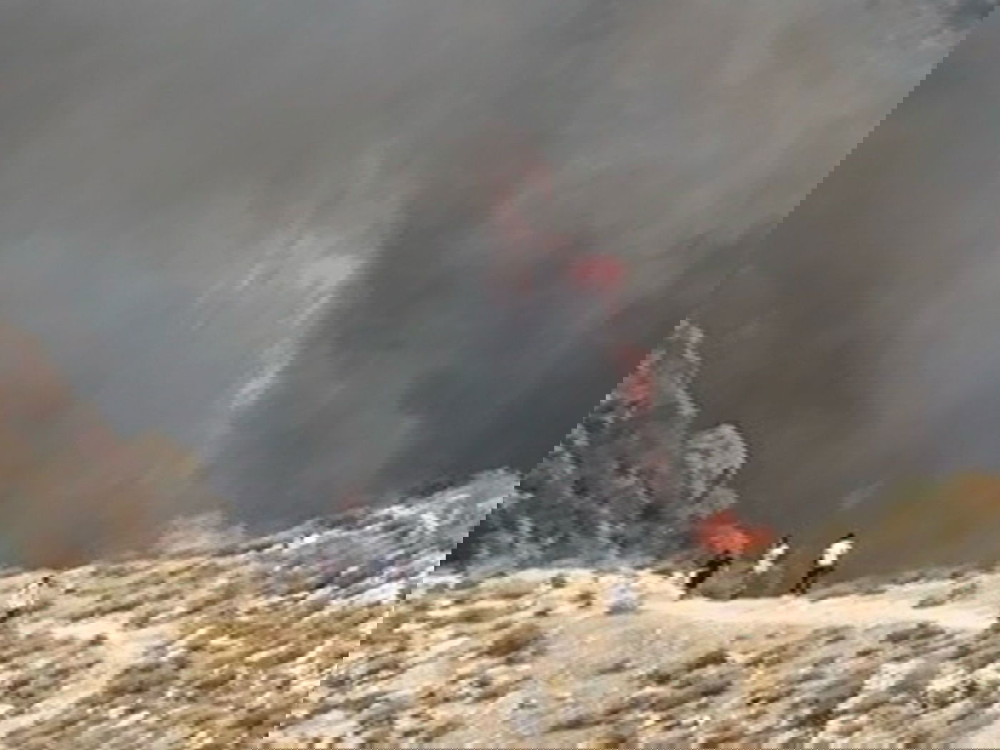 זירת השריפה